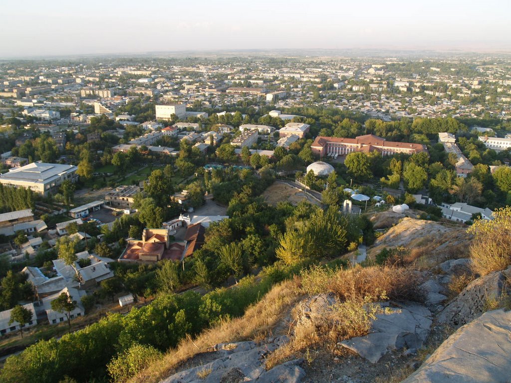 View of Osh from Sulaiman Mauntain, Ош