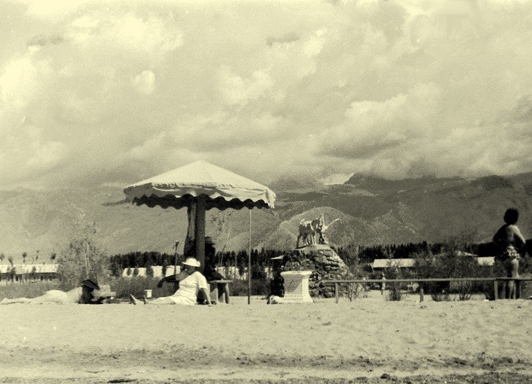 Issyk-Kul Cholpon-Ata plage 1963, Чолпон-Ата