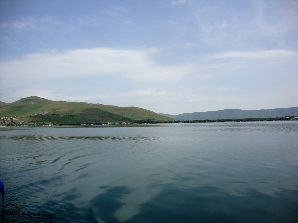 Armenia. Sevan Lake, Seagulls Island, Чаек
