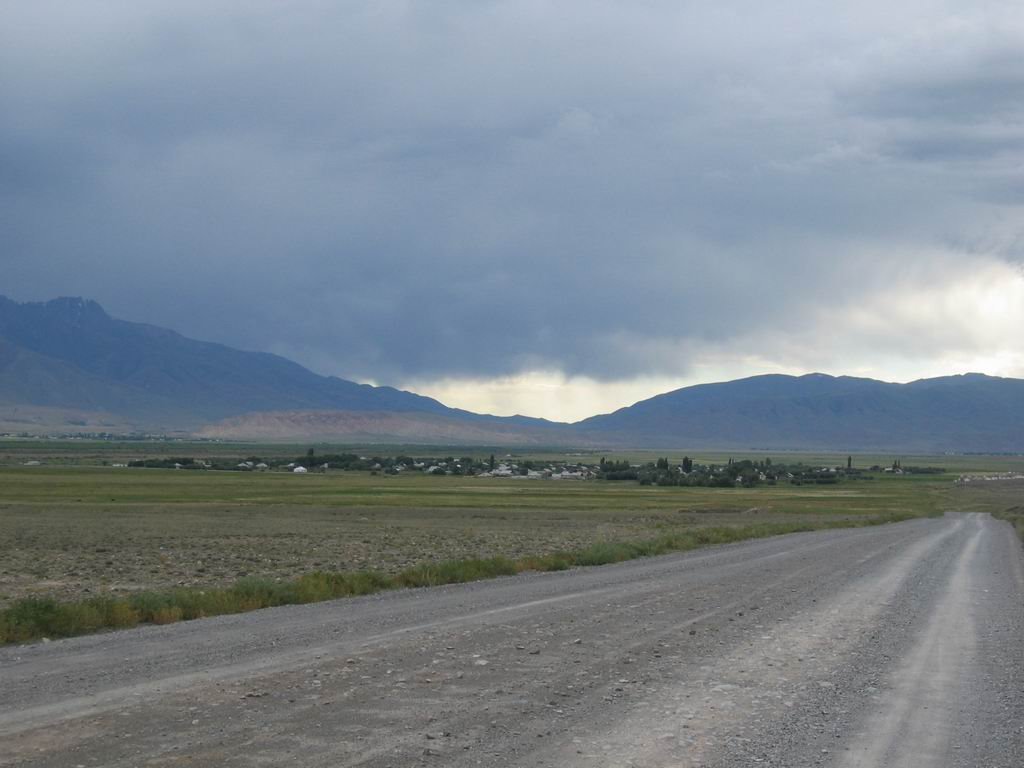 View to Ortok, Базар-Курган
