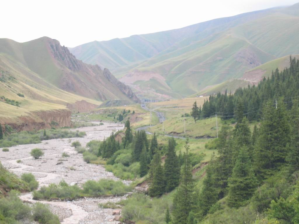 Up to Kara-Keche pass, Базар-Курган