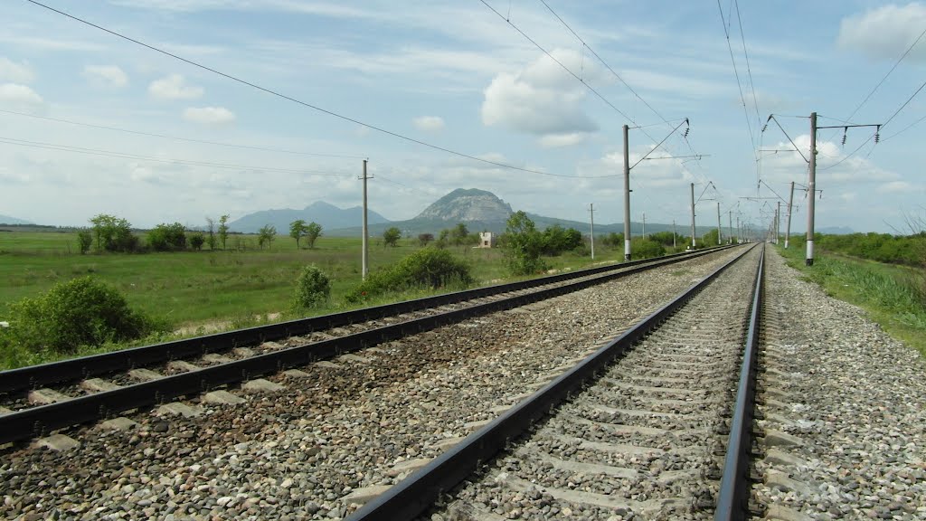 Железнодорожные Пути На Минеральные Воды 2012, Rail Road at Mineral Waters, Карамык