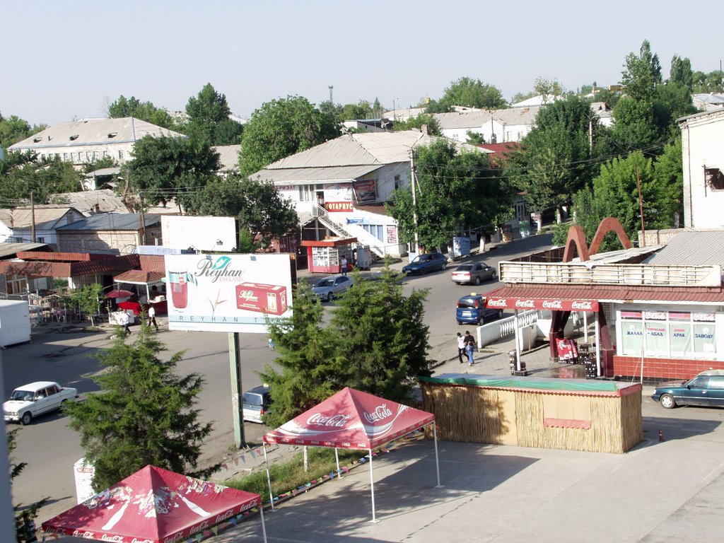 Osh, view from hotel Pekin, Ош