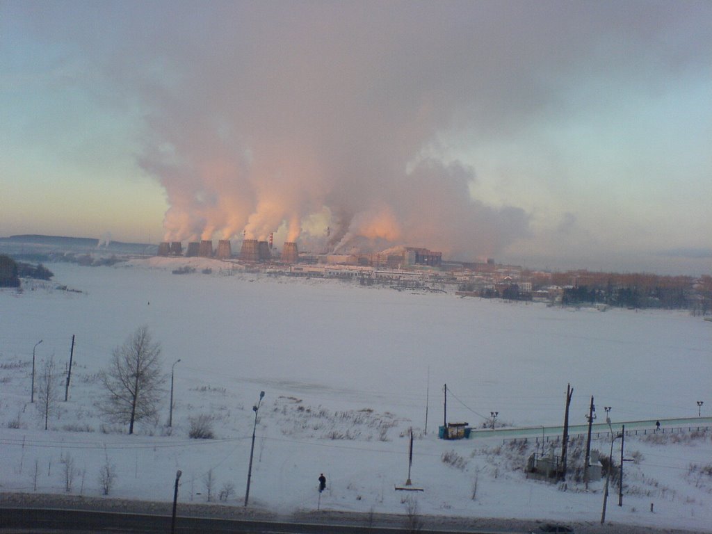 Завод зимой., Фрунзе