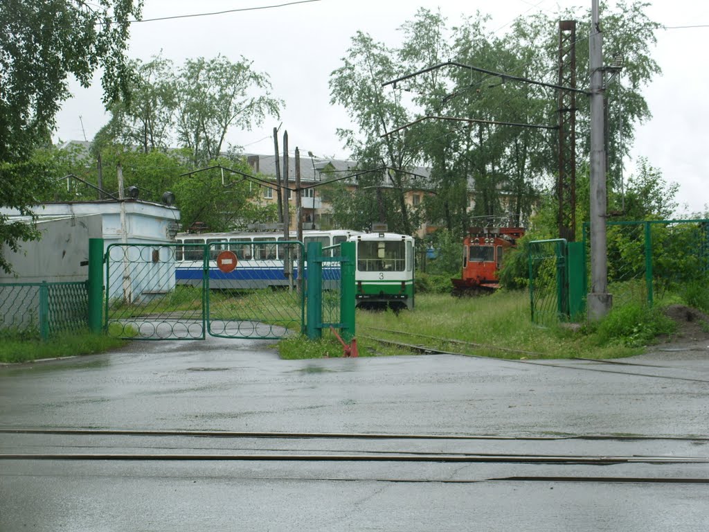 Краснотурьинск. Трамвайный парк., Фрунзе
