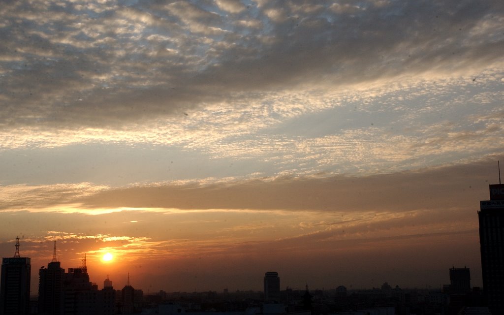 Sun set down, Нингпо