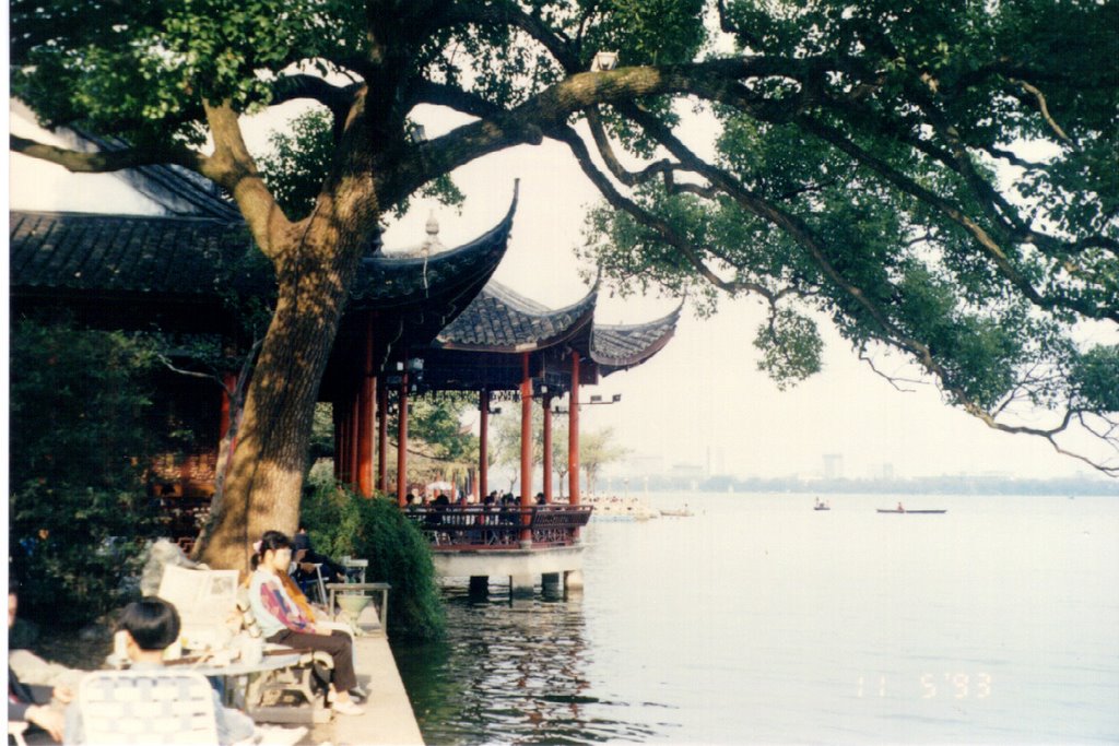 West Lake, Hangzhou in 1993(1993年的杭州西湖), Ханчоу