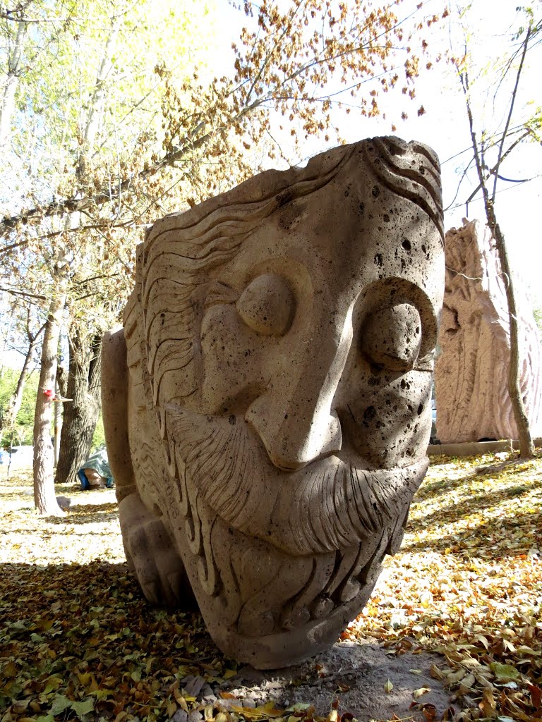 International I Symposium of Sculpture in Gyumri 2013(Armenia).Sculptor Emin Petrosyan,Armenia, Гюмри