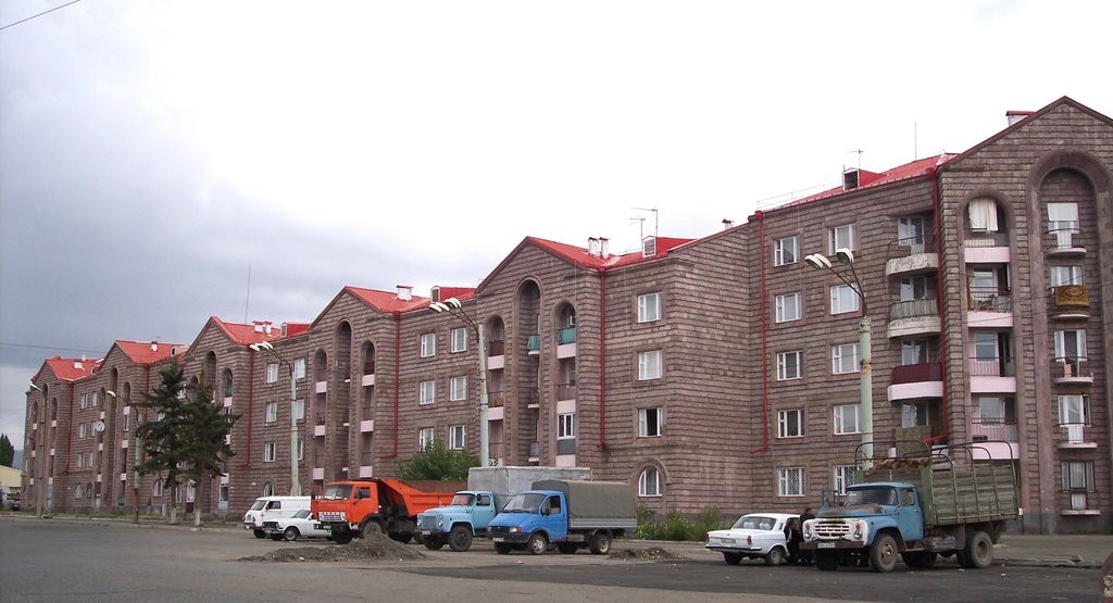 Post-earthquake residential buildings in Gyumri, Гюмри