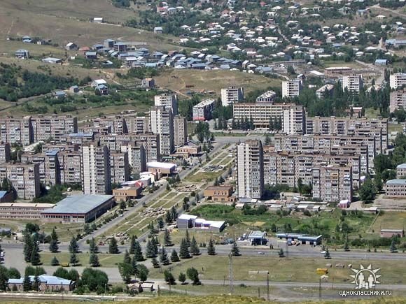 Raikom, panoramic view Hrazdan city, Раздан