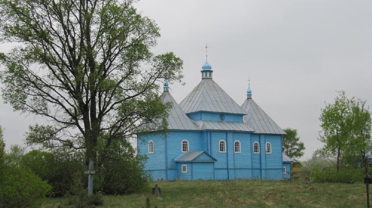 David-Gorodok. The 1724 St Georges Church, Давид-Городок