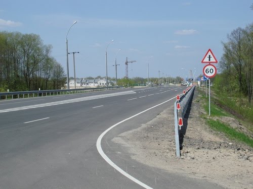 Строящийся пограничный переход Домачево-Славатыче (26.04.2008), Домачево