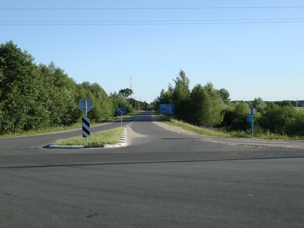 Въезд в Домачево (24 июня 2008 г.), Домачево