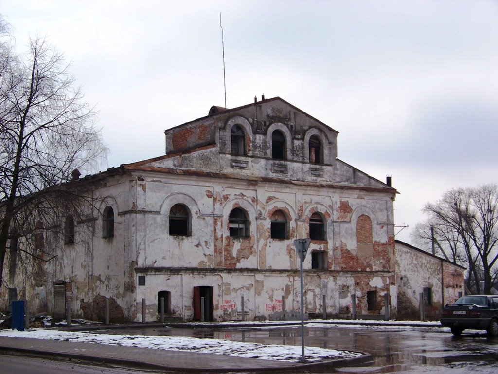 Sinagogue in Kobrin. march 2009, Кобрин