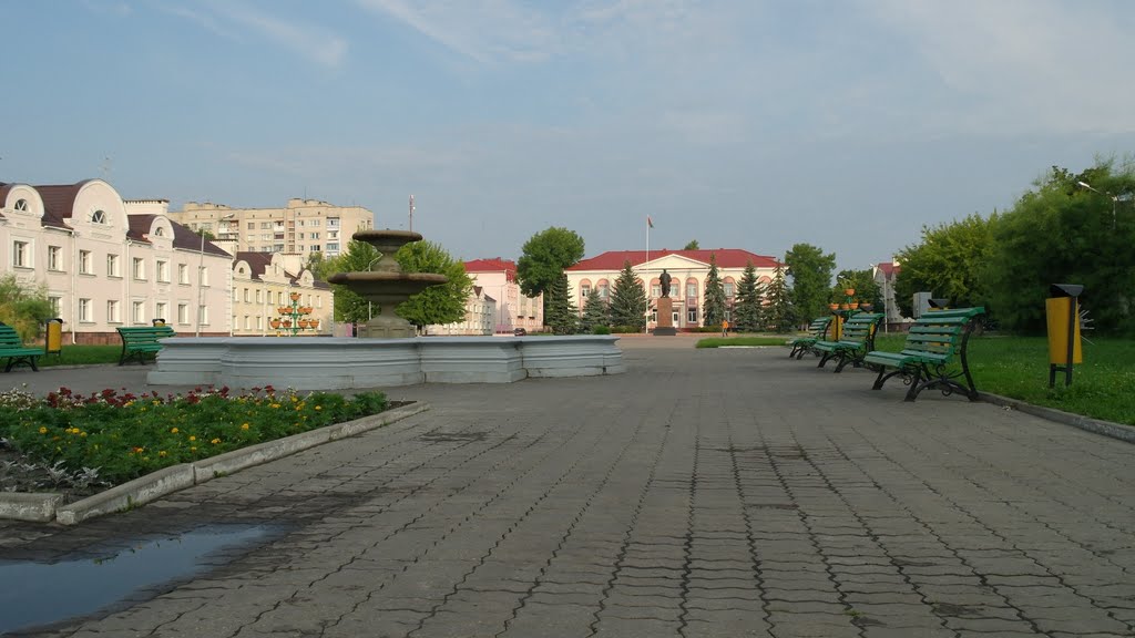 Площадь Ленина, Лунинец