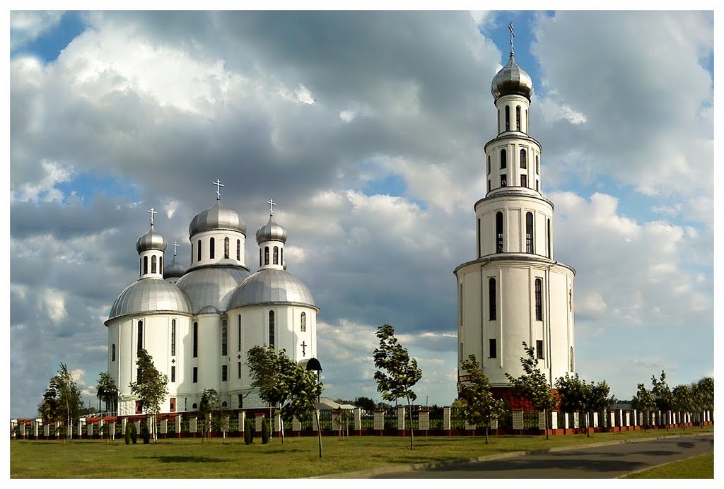 Nový pravoslavný kostel v Brestu, Belarus, Минск