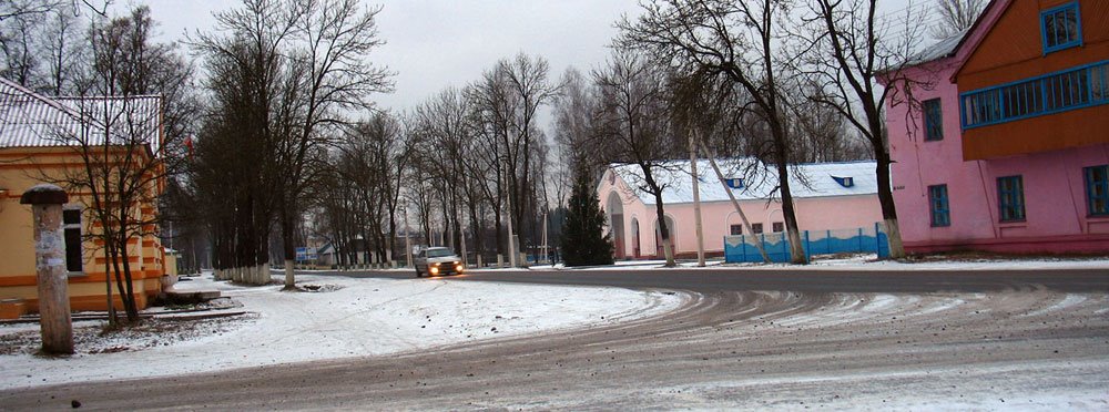 The House of culture at Savieckaja street in Biahomĺ, Бегомль