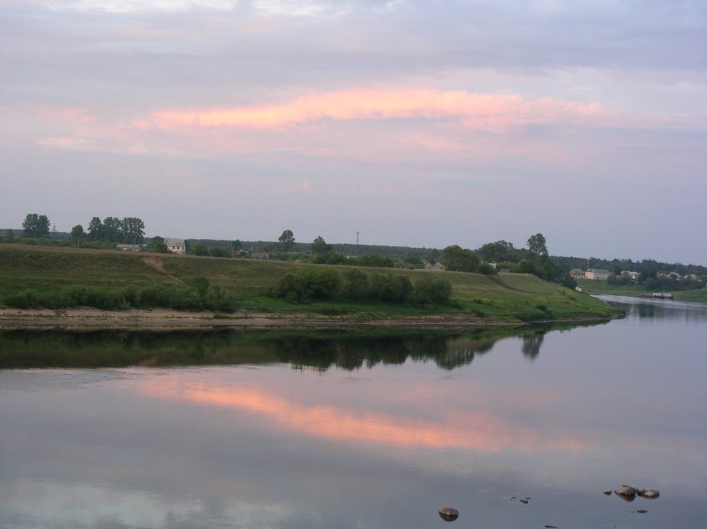 View of The Z. Dvina river, Бешенковичи