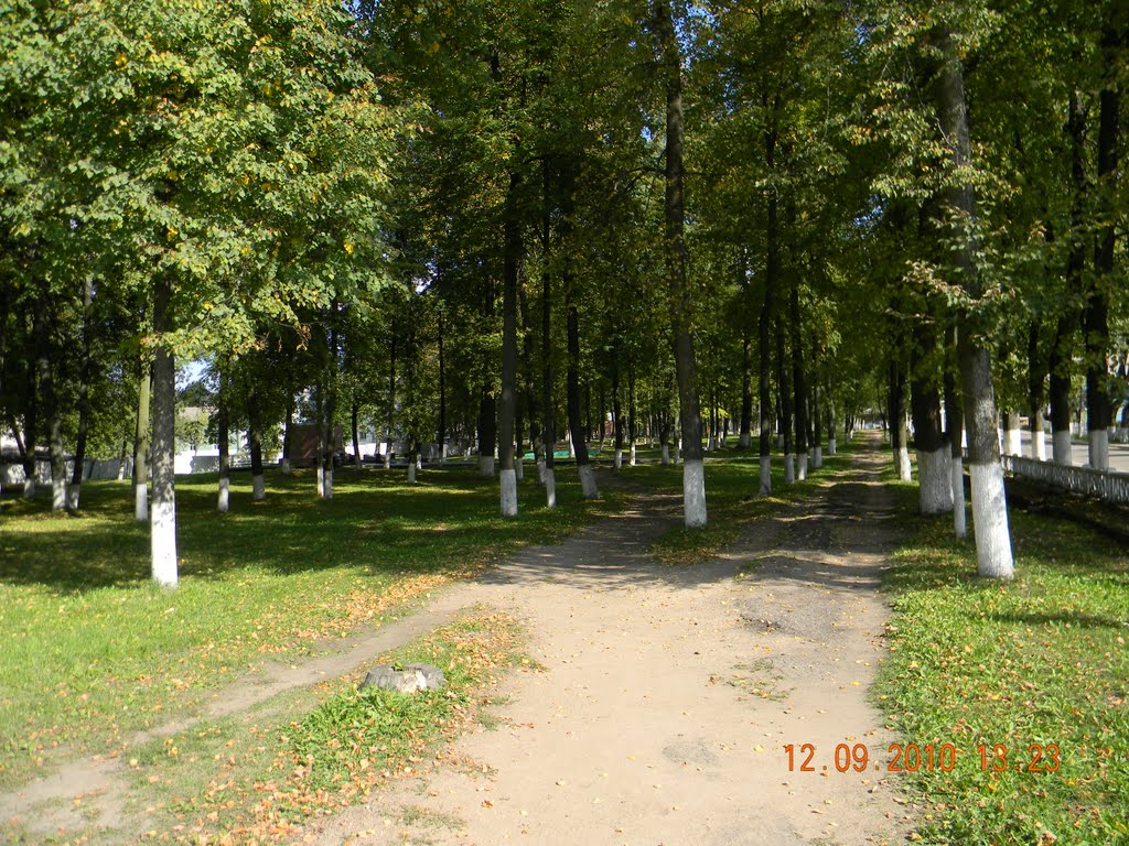 Центральный парк посёлка., Богушевск