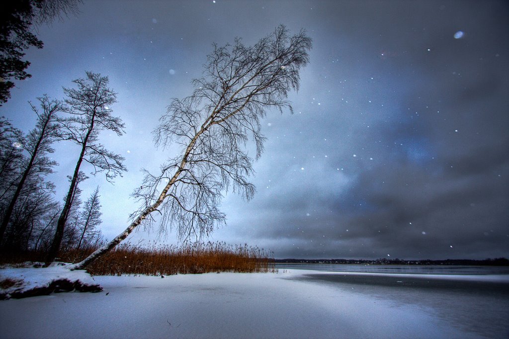 Lake Berezhie in winter, Браслав