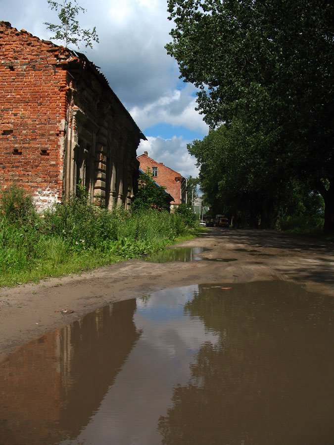 Siarednienabiarežnaja street in Viciebsk, Витебск
