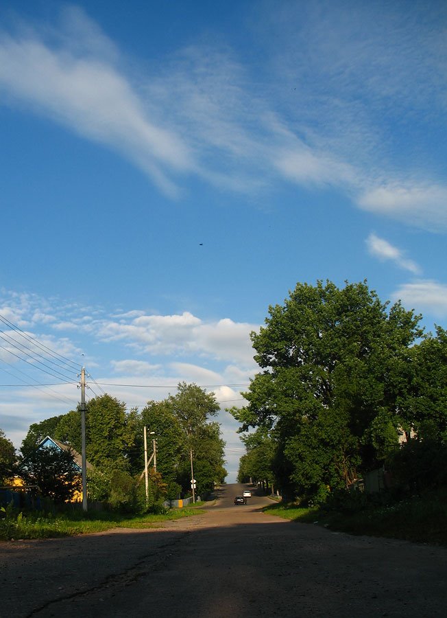 Pieskavacik district in Viciebsk, Hrybajedava street (2nd Vietranaja), Витебск