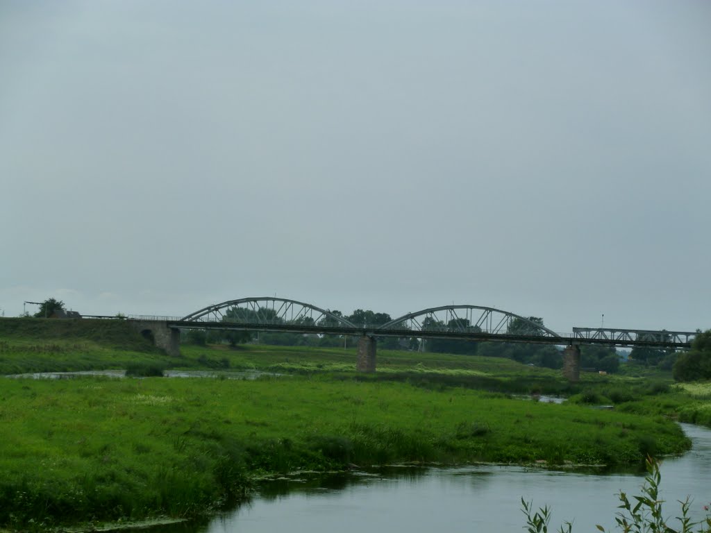 The centenary bridge through the river Disna, Дисна