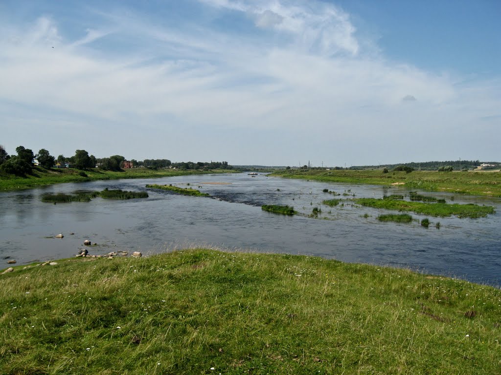 На краю острова, где сливаются две реки Дисна и Западная Двина (12.08.2008), Дисна