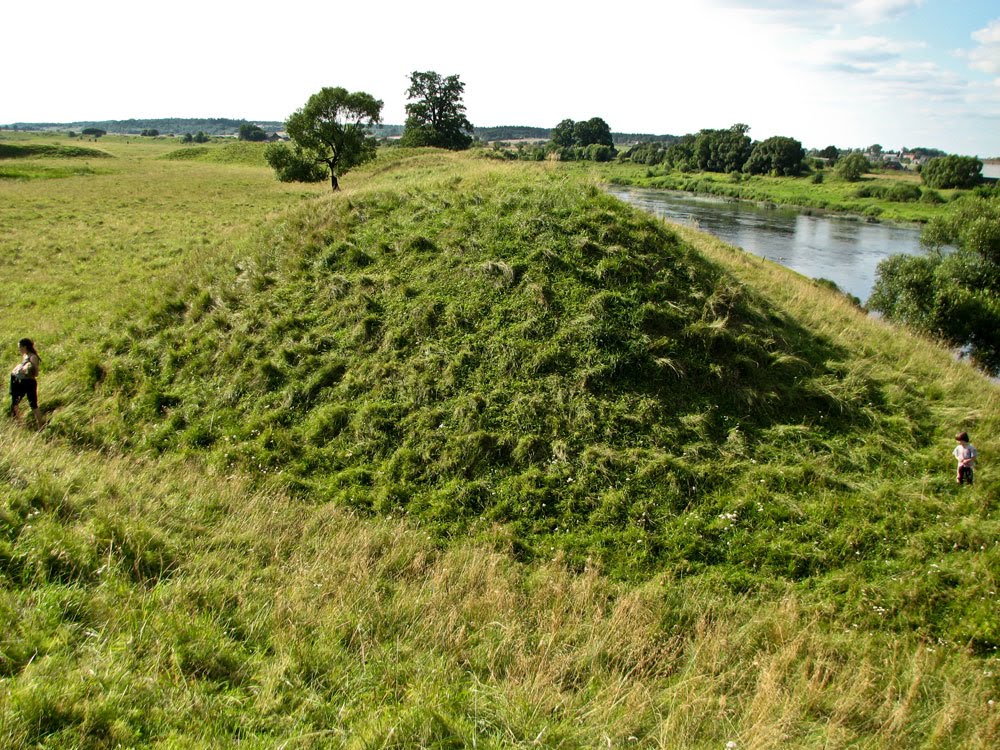 Остатки крепости С.Батория 1563 года на острове (10.08.2009), Дисна