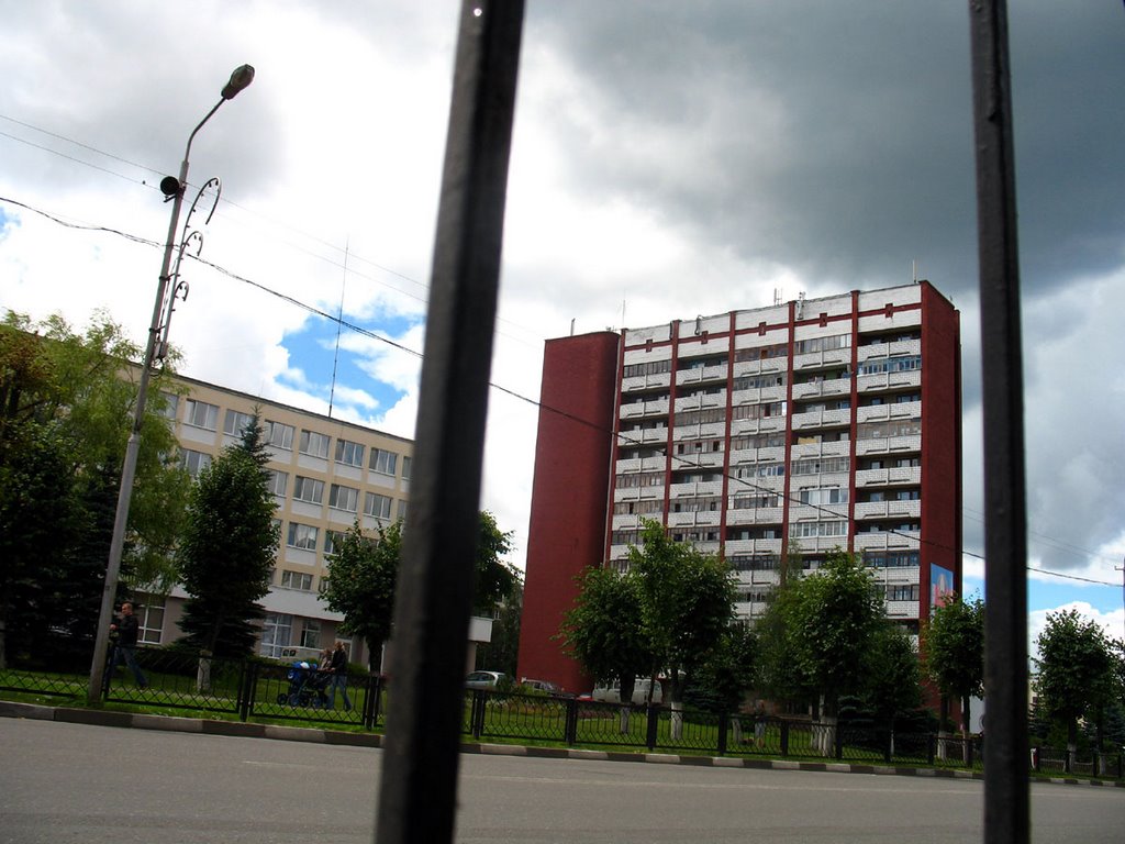 Red House at the center of Navapolack, Новополоцк