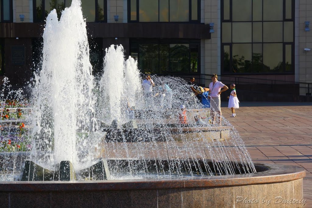 Fountains on the area, Новополоцк
