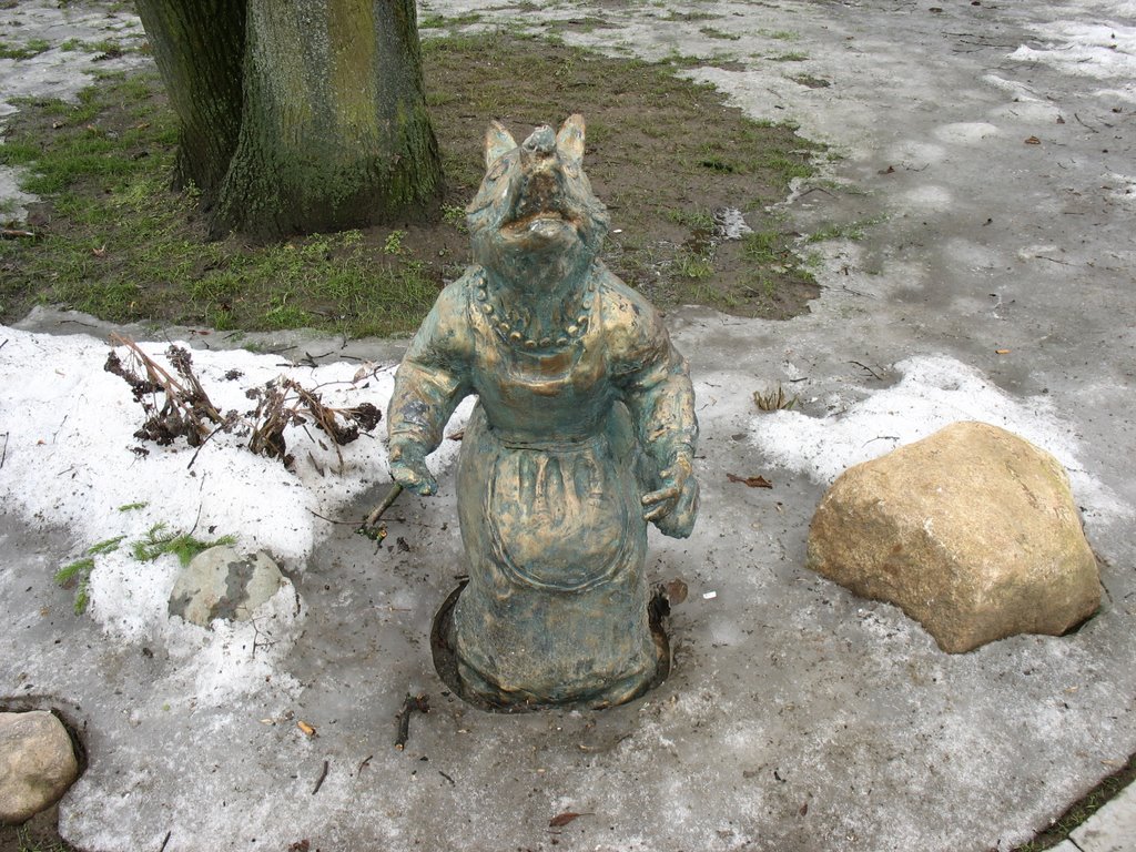 Памятник лисе / Memorial to the fox, Орша