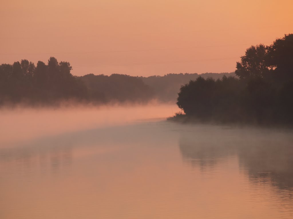Рассвет на Соже / Sunrise on Sozh river, Гомель