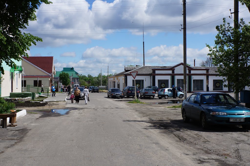 Перекресток улиц Парковая и Чкалова, Житковичи