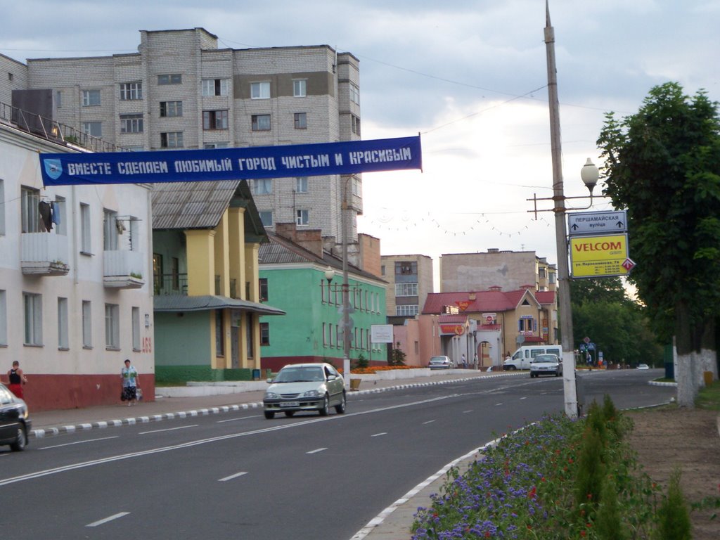 Street (the main one?), Жлобин