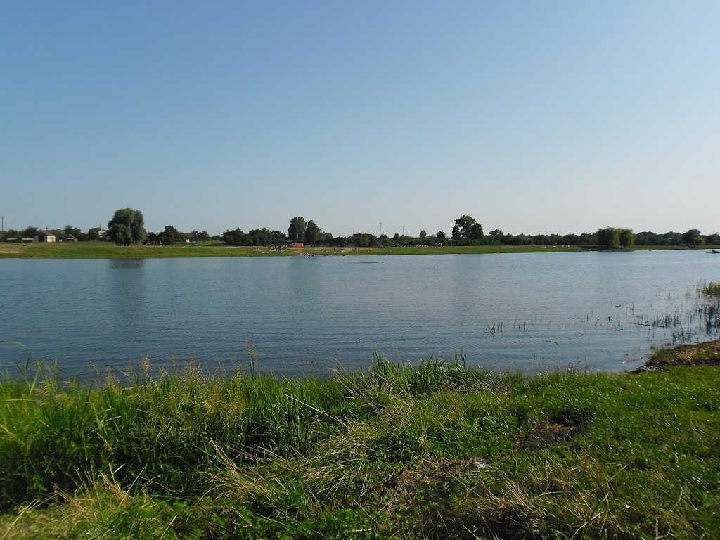 озеро в парке, Калинковичи