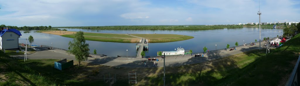 The Dnieper River, Rechytsa waterfront, Речица