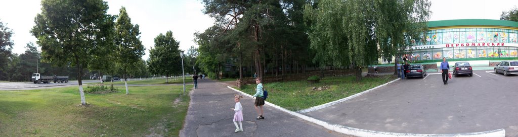 Second half of street panorama, Светлогорск