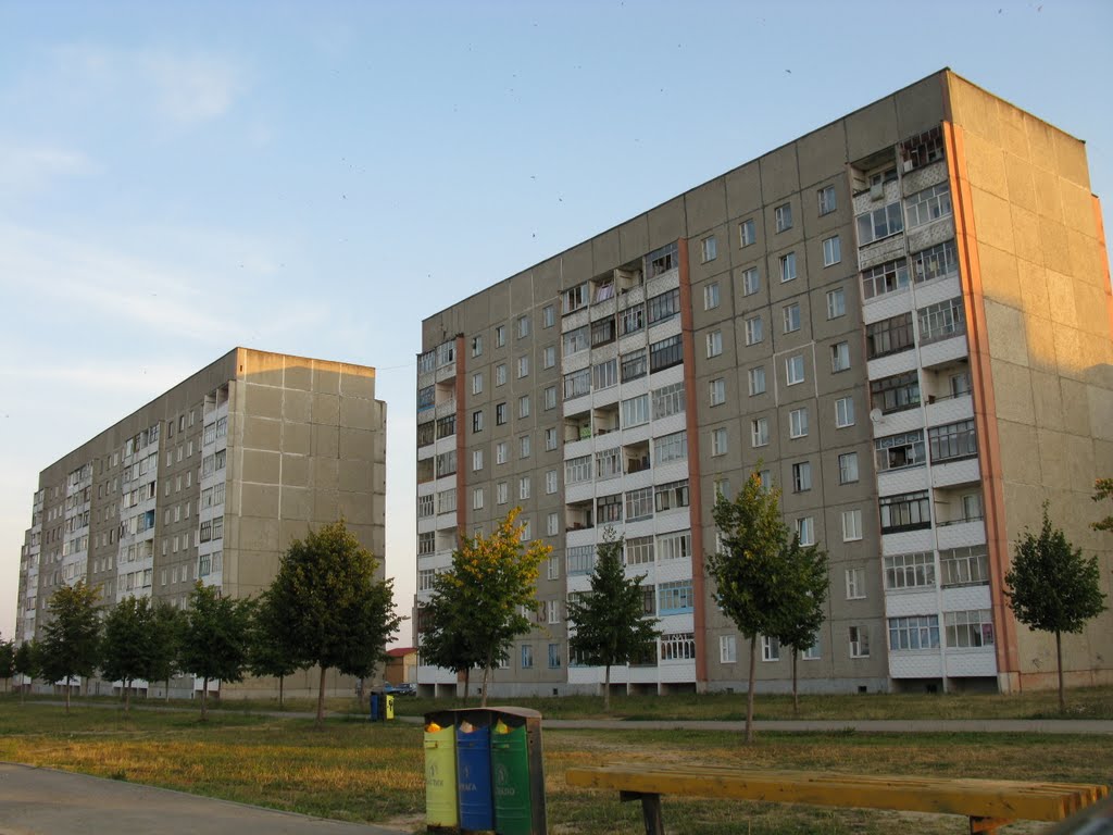 houses in Yubileynaya-street, Сморгонь