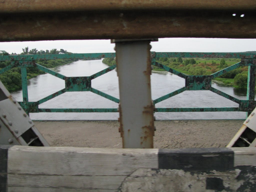 on the bridge, Березино
