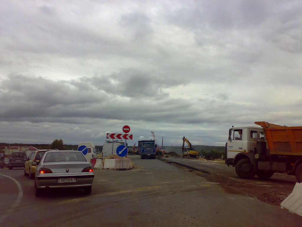 Building autostrada М-4  28/08/2012, Березино