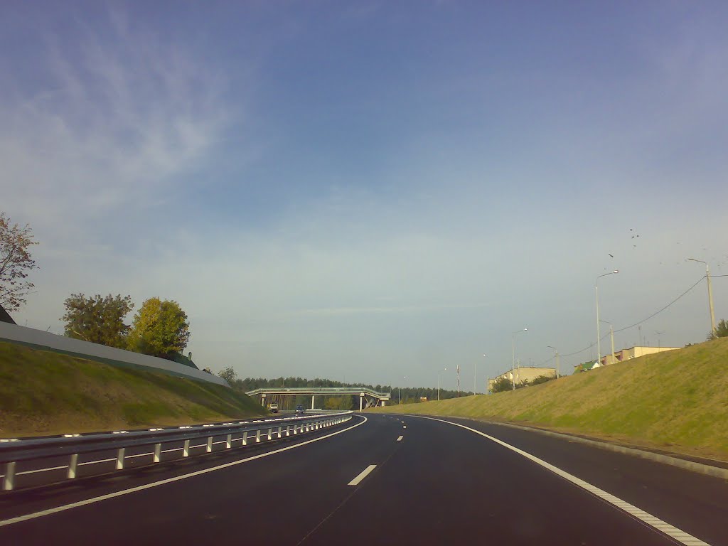New autostrada М-4 (on Minsk). 14/09/2012, Березино
