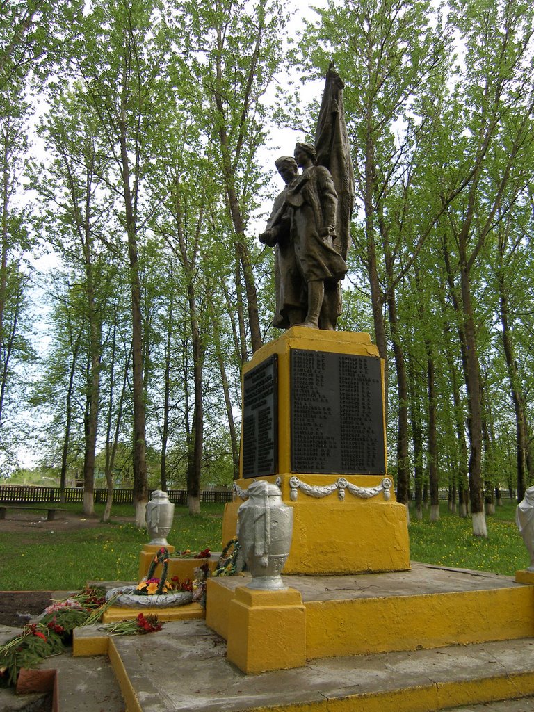 Памятник погибшим в ВОВ, Бобр