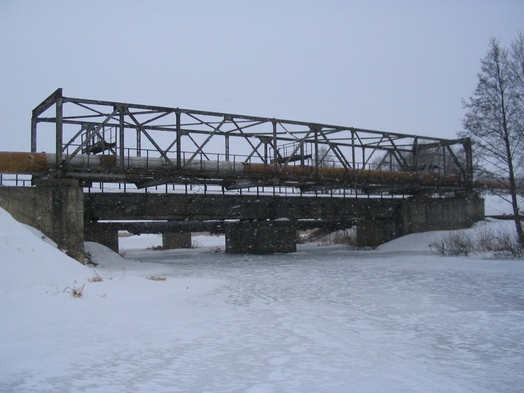 ЖД мост около ГРЭС, Жодино