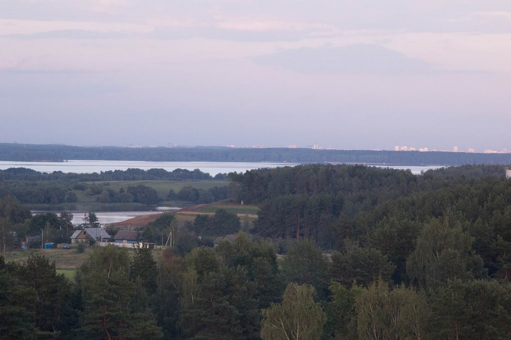Лясы, Менскае мора і Менск, forest, Miensk sea and Miensk, Заславль