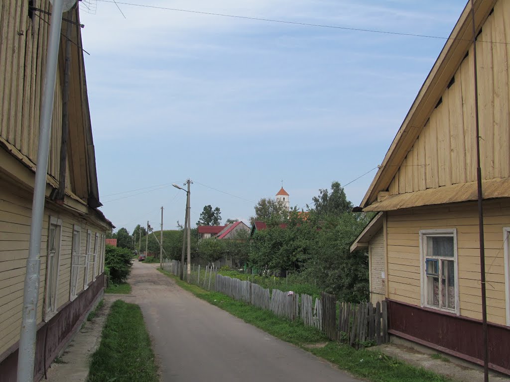 small street, Заславль