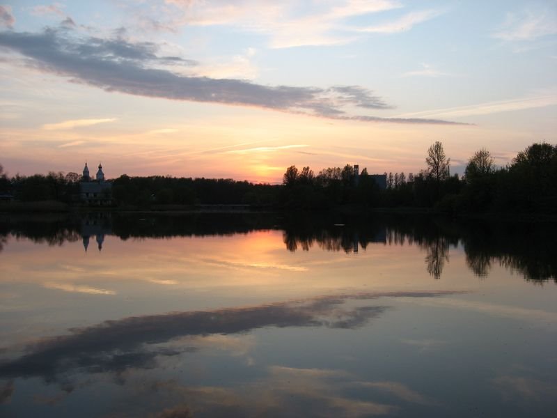 Logoysk, from a dam view, Логойск