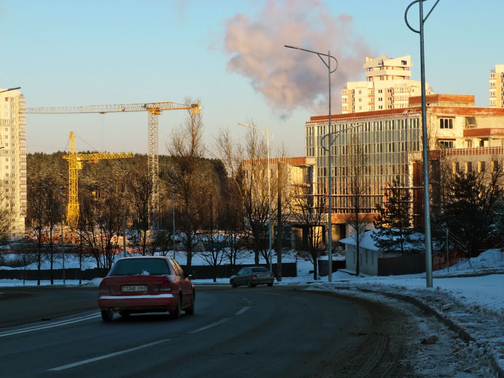 Vul. F.Skaryny, Minsk, Belarus, 21-01-2014, Пинск