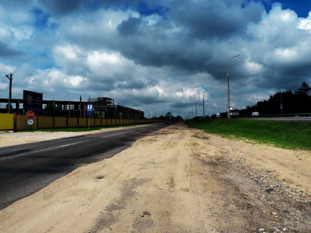 Старая кольцевая дорога, Old way, Minsk, Belarus, 15.06.2014., Пинск