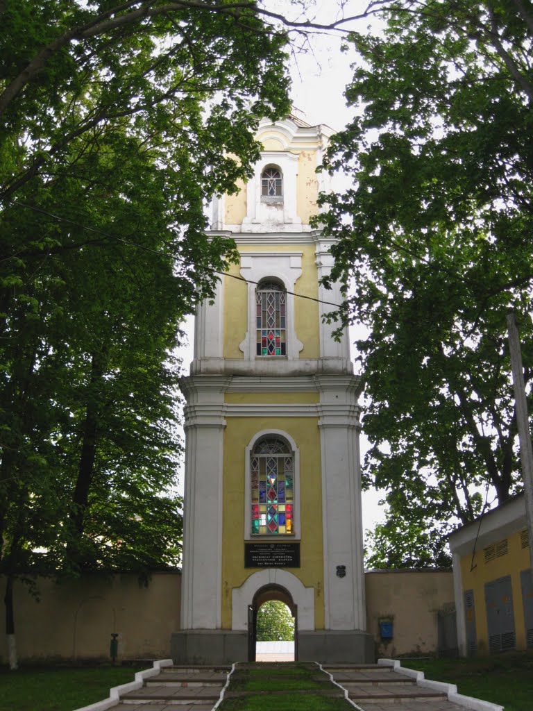 Tower of the former Benedictines Nunnery, nowadays pedagogical college, Несвиж